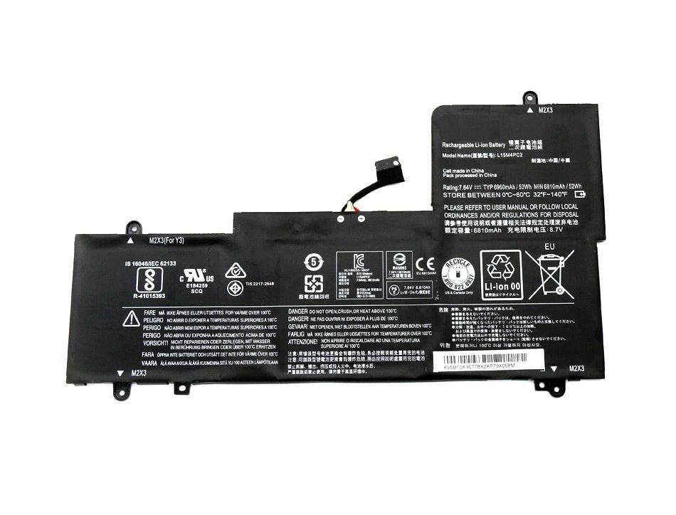 Orijinal Lenovo Yoga 710-15IKB 80V5 Notebook Laptop Batarya Pil L15M4PC2