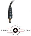 Hp Bullet Çivi Uç Pavilion Compaq   4.8 x 1.7 mm - Siyah uç (bullet)  90W  Notebook Adaptörü, Laptop Adaptörü c700 Dv1000 Dv2000 Dv4000 Dv5000 Dv6000 Dv9000 V6000 C700 V6500