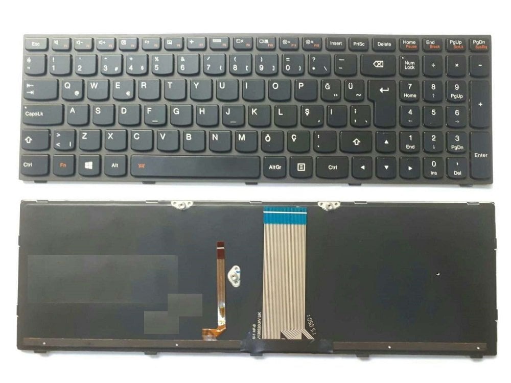 Lenovo ideapad G50-75 G50-80 G50-70M PK130TH2A13 Notebook Klavye Laptop Tuş Takımı - Backlit
