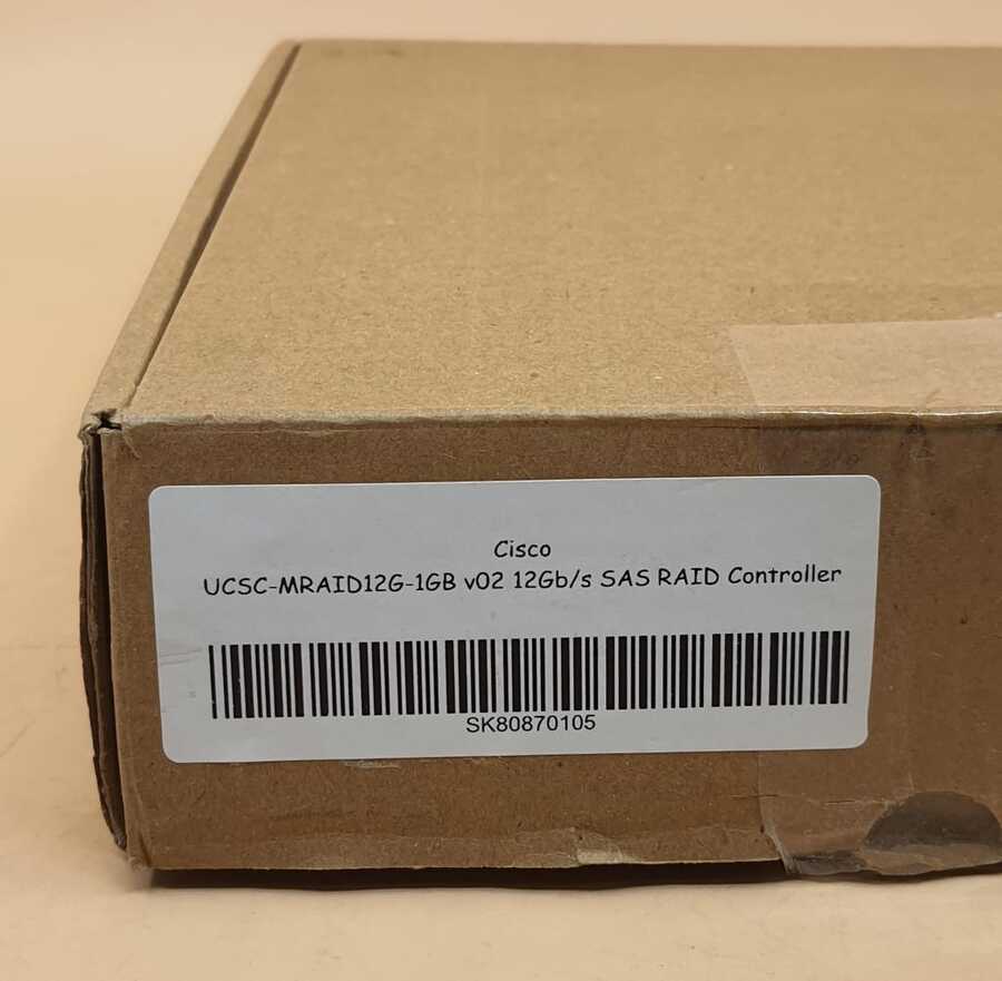 İkinci El Cisco UCSC-MRAID12G-1GB V01 12Gb/s SAS RAID Cont 74-12862-01