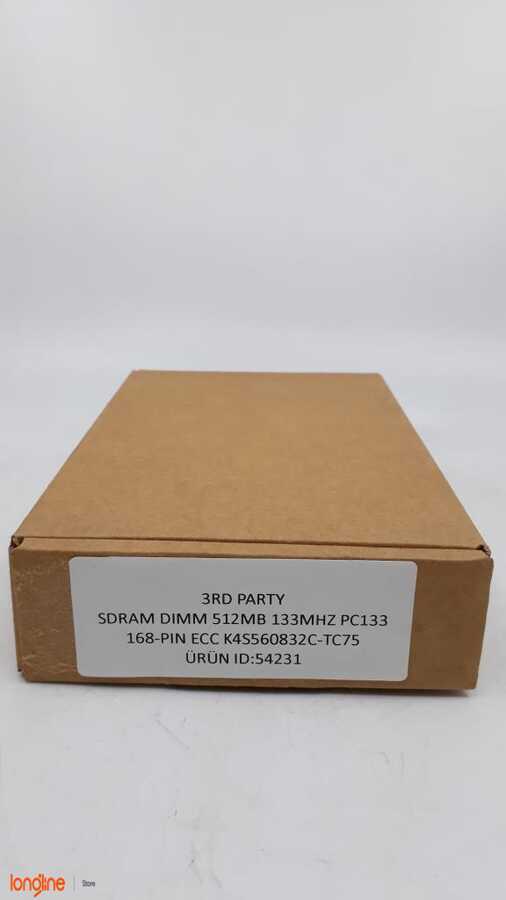 İkinci El 512MB 133MHZ SDRAM DIMM PC133 168-PIN ECC K4S560832C-TC75