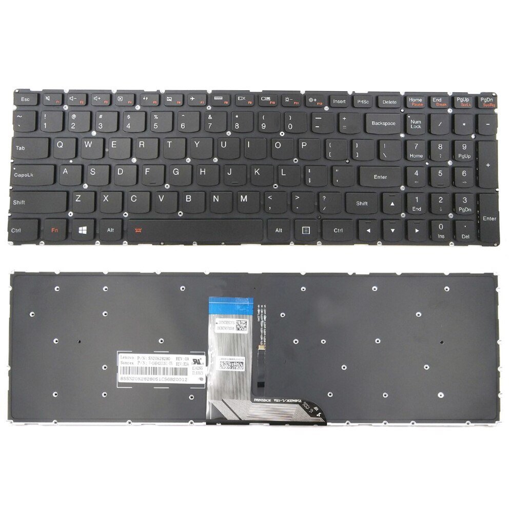 Lenovo Yoga 500-15ACL 500-15IHW T6ZP1 T6ZP1-TR Notebook Klavye Laptop Tuş Takımı