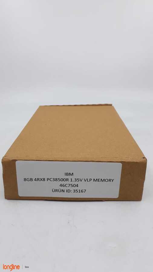 İkinci El IBM 46C7504 8GB PC3-8500 1066MHZ 4RX8 PC3-8500 RAM