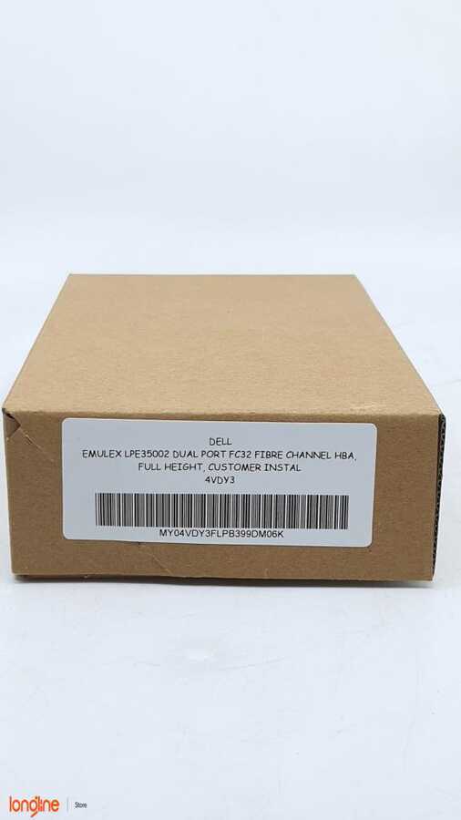 İkinci El Dell Emulex LPe35002 32Gb FC Dual Port SFP+ HBA PD89Y 4VDY3