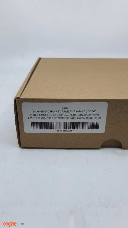 İkinci El ATI FirePro 3D 512MB DDR3 PCIe DVI 64BIT 71213830W0G VGA CARD