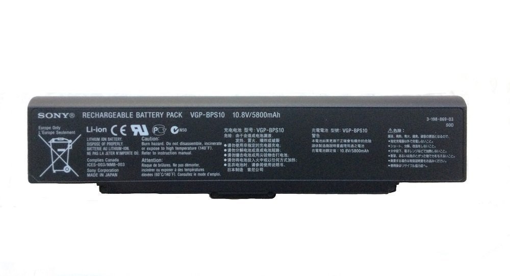 Orijinal Sony Vaio VGN-AR VGN-CR VGN-NR VGN-SZ Notebook Batarya Pil