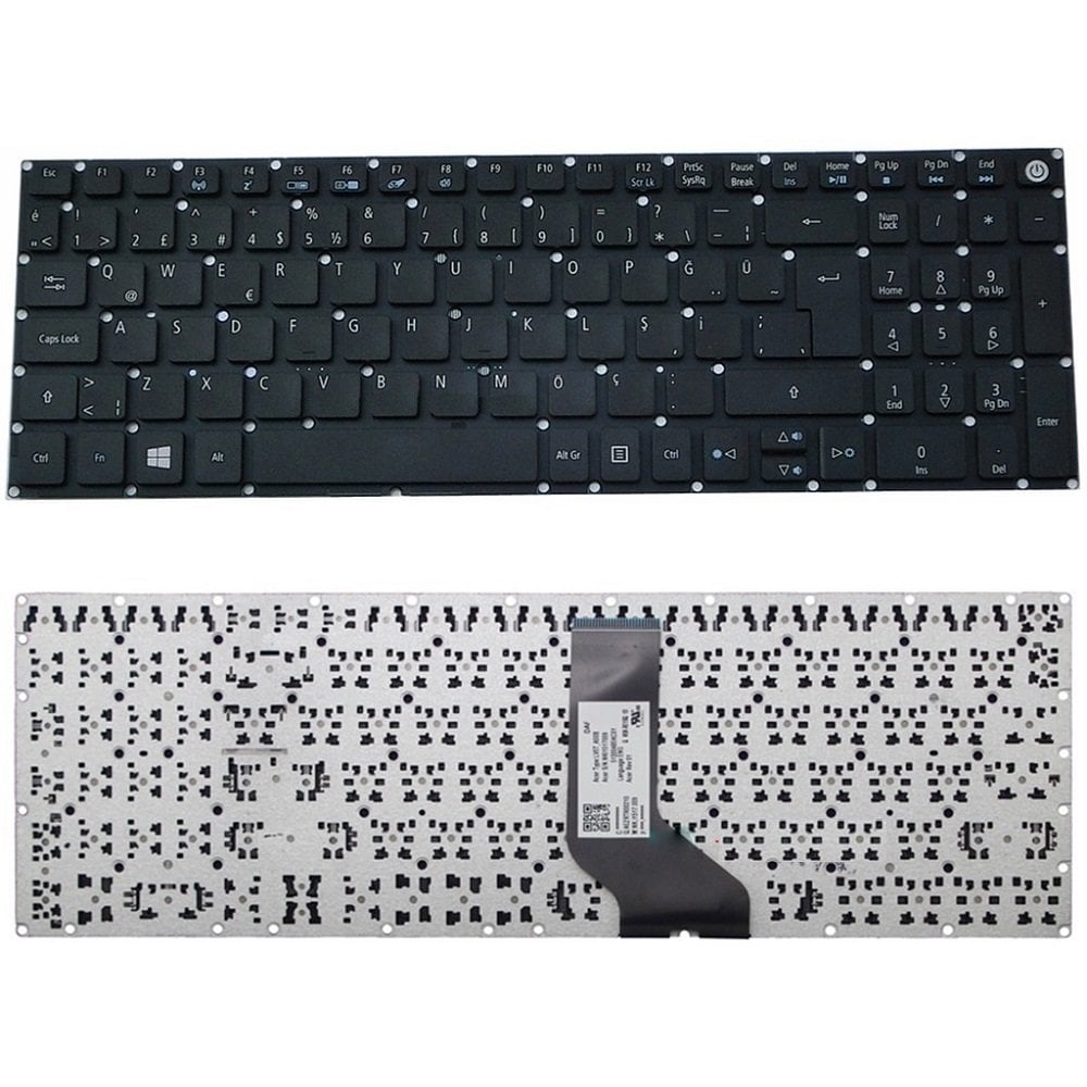 Acer Aspire ES1-532G ES1-533 F5-521 F5-522 F5-572 F5-572G Notebook Klavye Laptop Tuş Takımı
