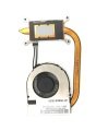 Orijinal Lenovo ThinkPad L570 Serisi Cpu Sogutucu Heatsink Fan 01AY479