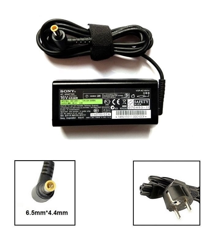Orijinal Sony Vaio VGP-AC19V57 VGP-AC19V39 19.5V 2A Adaptör Şarj Aleti