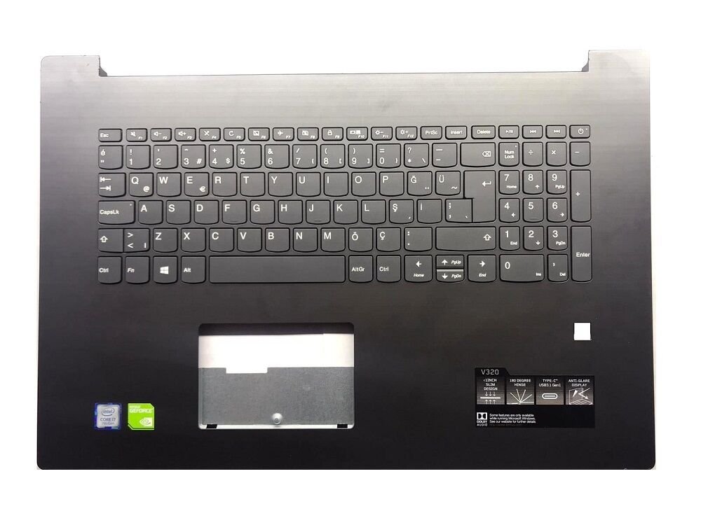 Lenovo Orijinal 5CB0N96234 AP143000700 Klavye Dahil Üst Kasa Parmak izli Versiyon