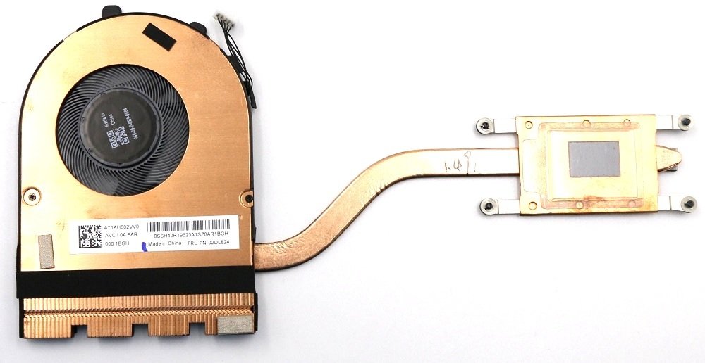 Orijinal Lenovo Thinkpad E590 Notebook Cpu Soğutucu Fan Heatsink AT1AH002VV0