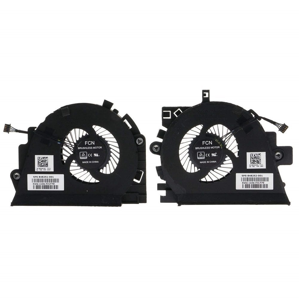 Orijinal Hp Zbook DFS2000054R0T DFS531005PL0T L+R Cpu Sogutucu Cooling Fan