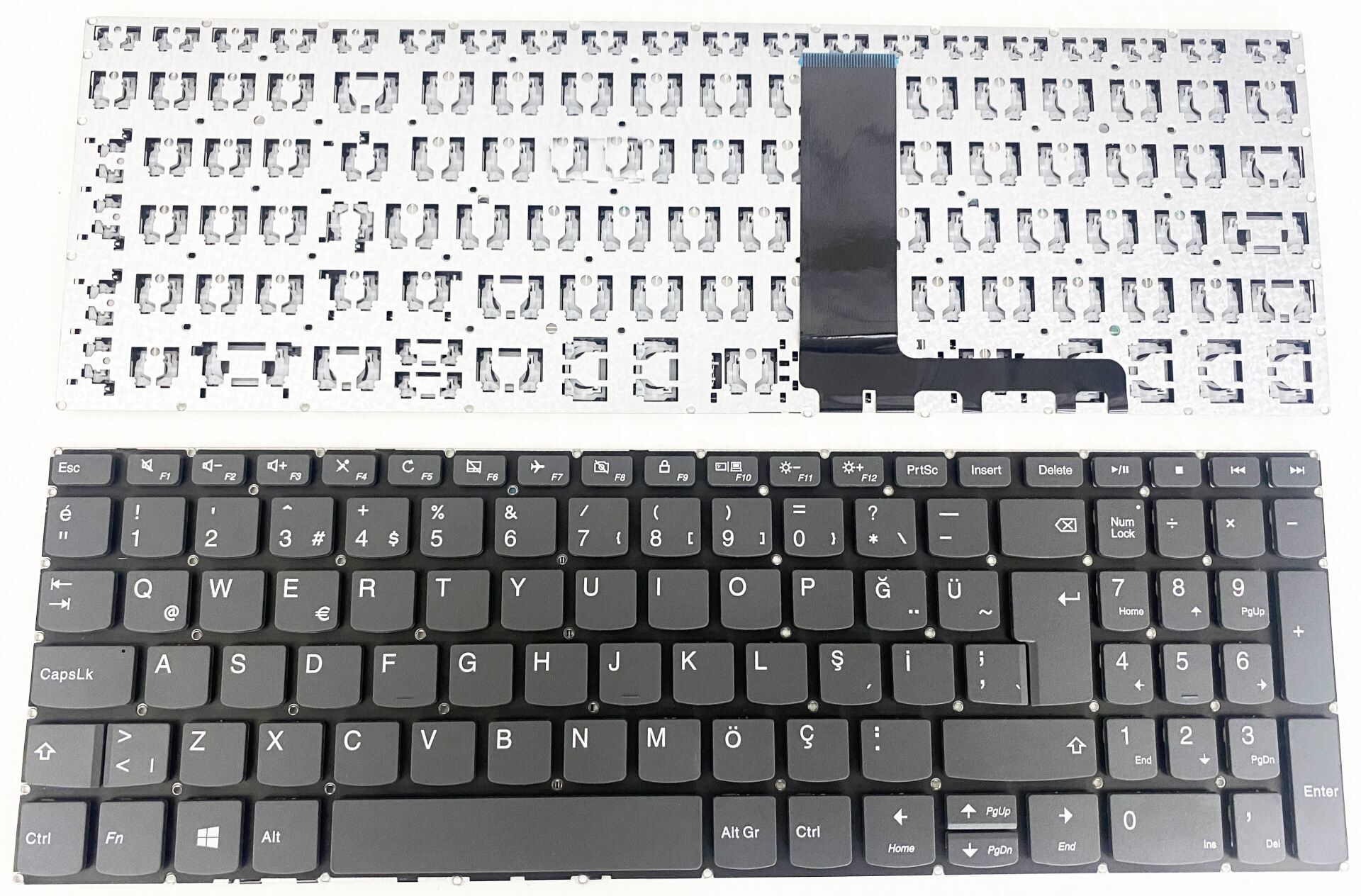 Lenovo ideapad 3-15IML05, ideapad 3 15ıml05 V330-15IKB, V130-15IKB 81HN  330S-15ARR 330S-15AST 330S-15IKB, Thinkbook 15-Iml 20Rw,3 15ALC6, S340-15IML 81NA, V330-15IKB 81AX, ideapad 3 15IML05 81WB Klavye Power Butonsuz Modeli