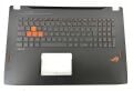 Asus ROG Strix GL702 GL702V GL702VS GL702VT GL702VM Siyah Renk Üst kasa Kasalı Aydınlatmalı Klavye takımı