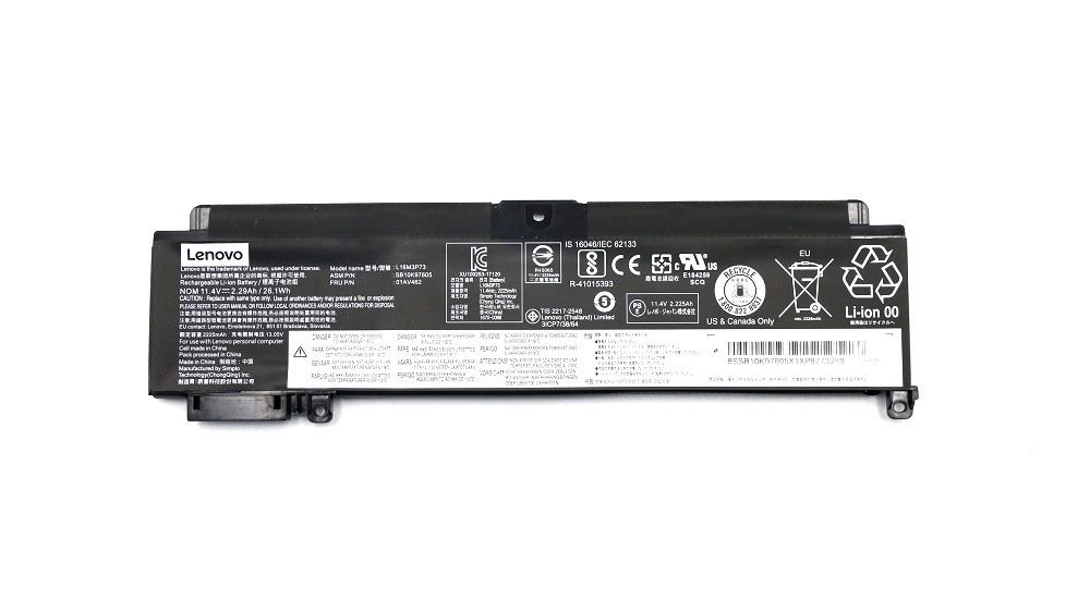 Orijinal Lenovo ThinkPad Type 20F9 20FA 20HF Notebook Batarya Laptop Pil