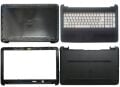 HP Siyah Renk TPN-C125 TPN-C126 hq tre 71025 250 G4, 250 G5, 255 G4, 255 G5, 15-ac, 15-af, 15-ay, 15-ba, 15-be, 15-bd, 15-bf, 15-bg, 15g-ad Serisi Komple kasa 4 parça