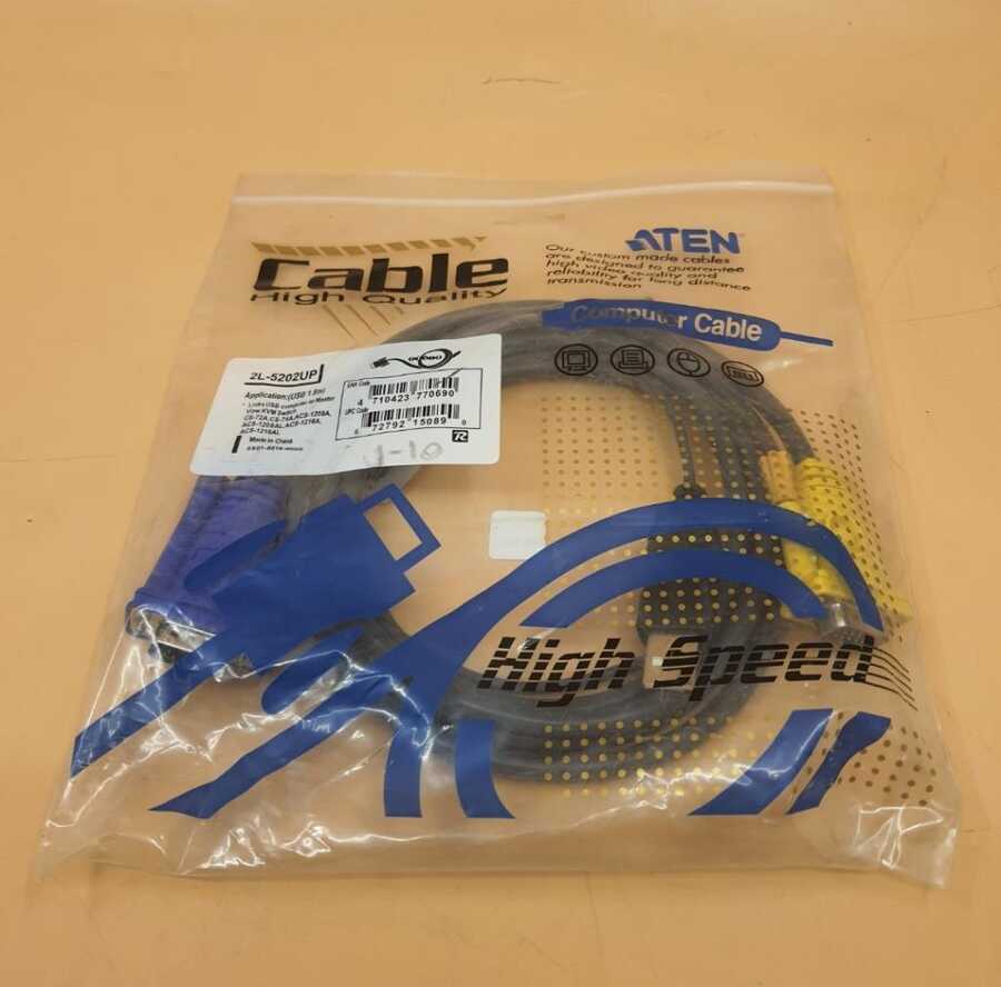 ATEN 2L-5202UP 1.8M VGA USB KVM KABLO 3 IN 1 SPHD
