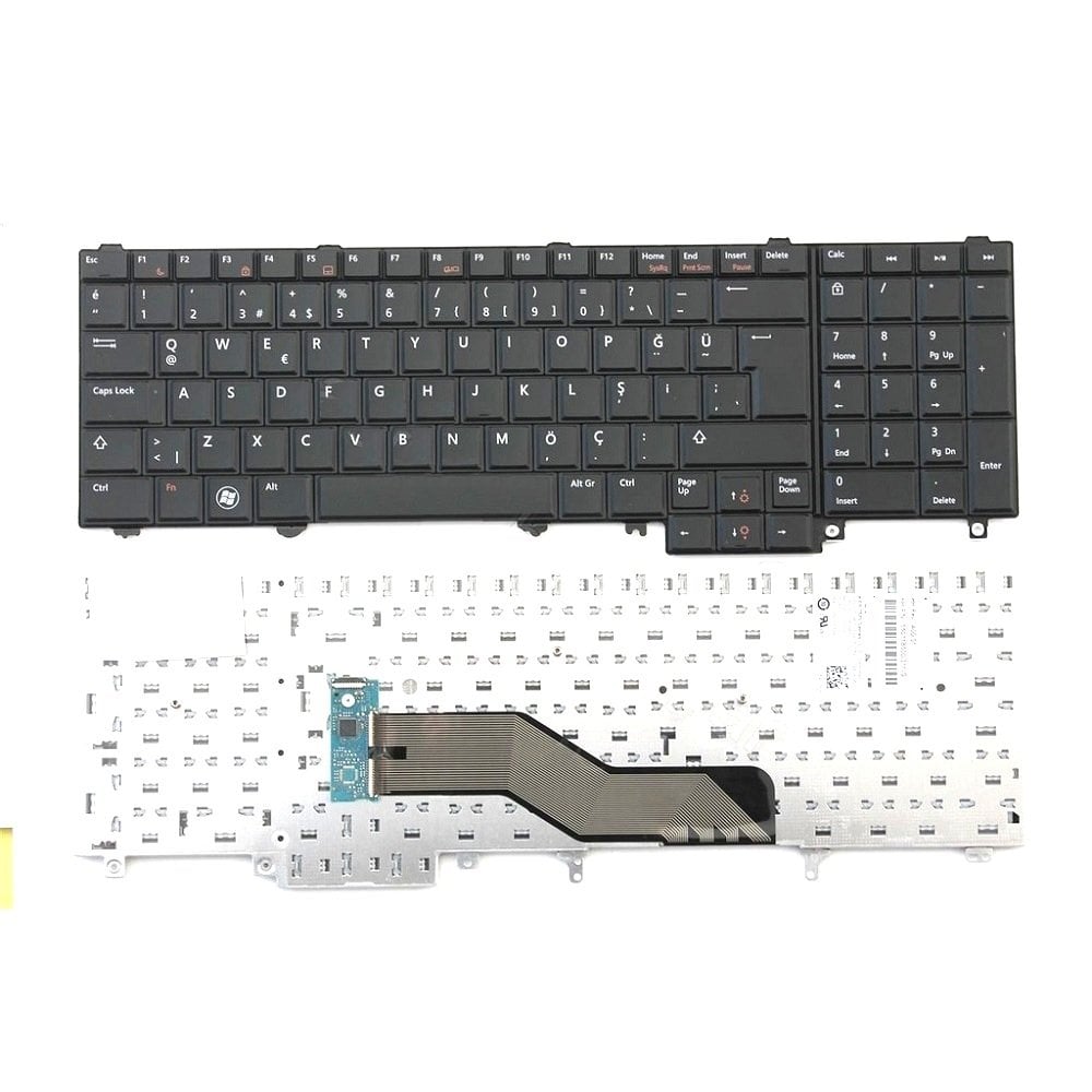 Dell Latitude E5520M E5530 E6520 E6530 NSK-DW2BC Notebook Klavye Laptop Tuş Takımı