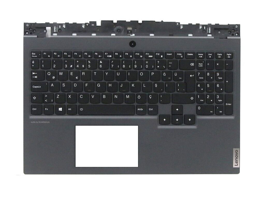 Lenovo Orijinal Legion 5P-15IMH05 82AY Notebook Türkçe Ledli Klavye Dahil Üst Kasa