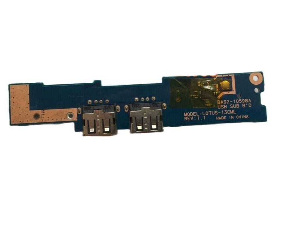 Orijinal Samsung  NP530U3C Tetik Power Butonu SD Kart USB Port Board BA92-10598A