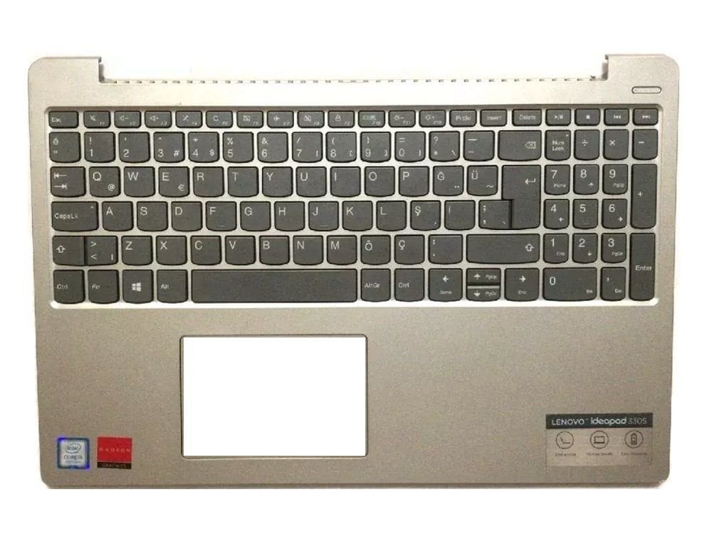Lenovo Orijinal ideapad 81JQ 81GC Notebook Türkçe Klavye Dahil Üst Kasa