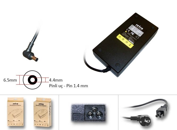 Sony 19.5V 7.7A 150W VGP-AC19V54 Notebook Adaptör Laptop Şarj ALeti