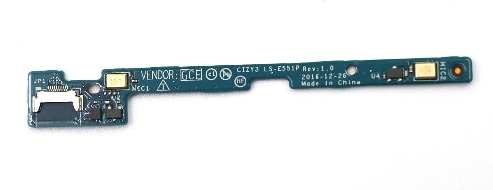 Lenovo Yoga 720-13IKB Mikrofon Ses Kart Board LS-E551P