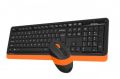 A4 TECH FG1010 Q 2.4 GHZ USB TURUNCU KLAVYE+MOUSE KABLOSUZ SET