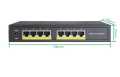 8 Port Full Gigabit POE Switch 10/100/1000M  - ENTDPS8208-4P