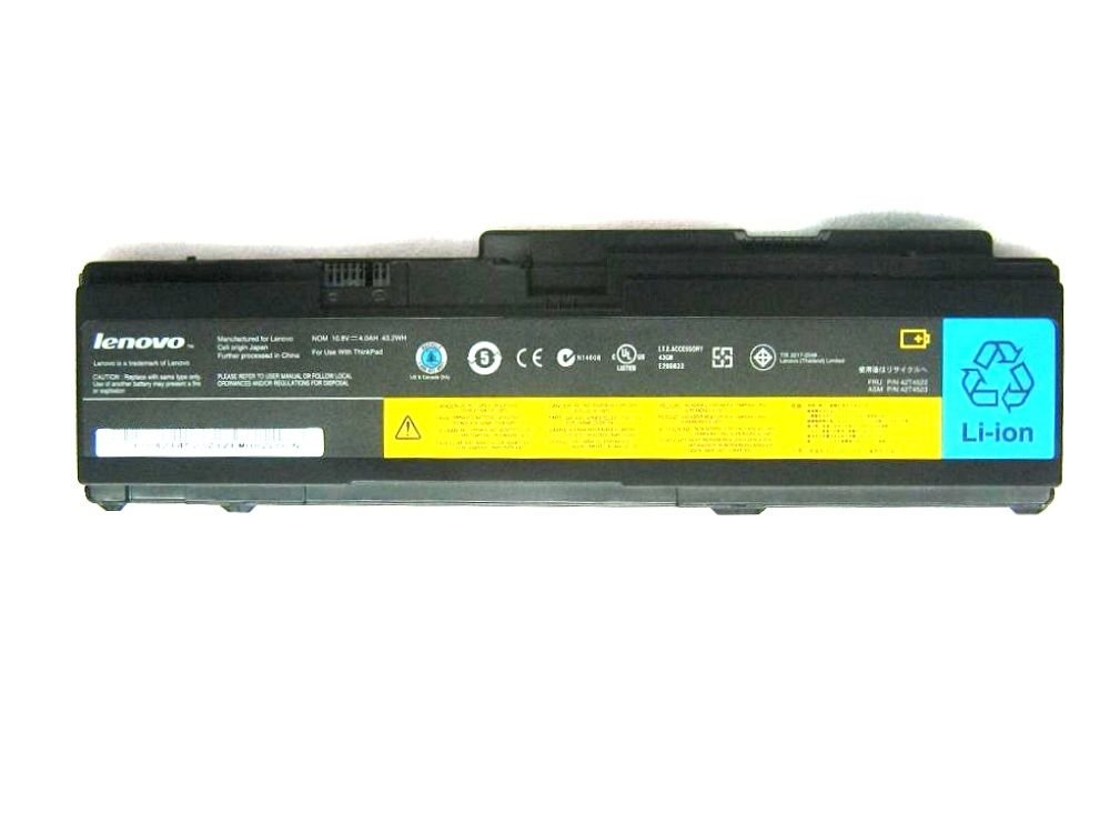 Orijinal Lenovo ThinkPad 42T4643 42T4523 43R9253 43R9255 Notebook Batarya Pil