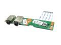 Orijinal HP Compaq DA00P6AB6D0 320P6AB0000 Notebook Audio Jack Board