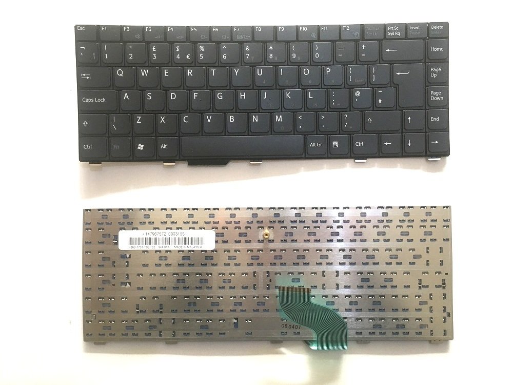 Orijinal Sony Vaio VGN-SZ Serisi Notebook ingilizce Klavye Tuş Takımı N860-7701-T002