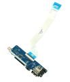 Lenovo Orijinal Flex 4-1470 80SA Notebook Audio Jack SD Kart USB Port Board