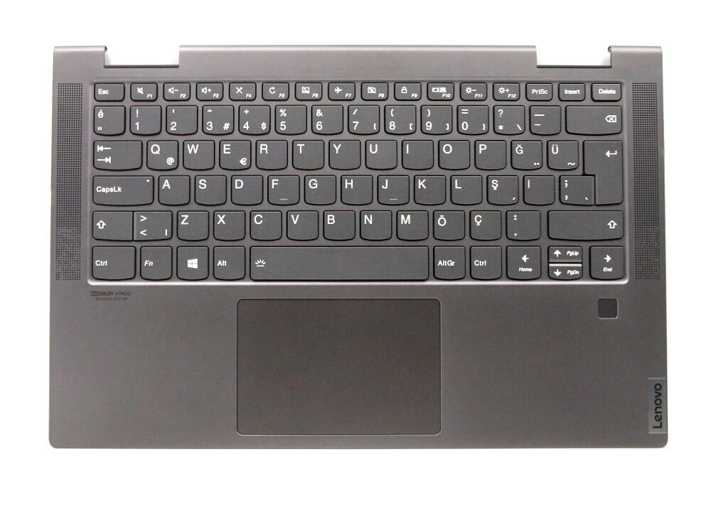 Lenovo Orijinal Yoga 5CB0U43949 AM1FG000100 Notebook Türkçe Ledli Klavye Dahil Üst Kasa