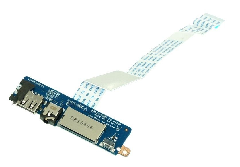 Lenovo Orijinal Flex 4-1480 80VD Notebook Audio Jack SD Kart USB Port Board