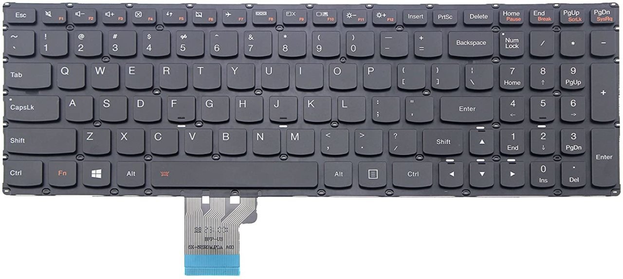 Orijinal Lenovo ideapad U530 Ledli Klavye Tuş Takımı
