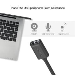 UNITEK USB-A(M) TO USB-A(F) KABLO 1.5MT(Y-C449GBK)