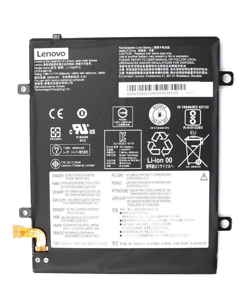 Orijinal Lenovo ideapad 5B10Q93737 5B10Q93736 Notebook Batarya Laptop Pil