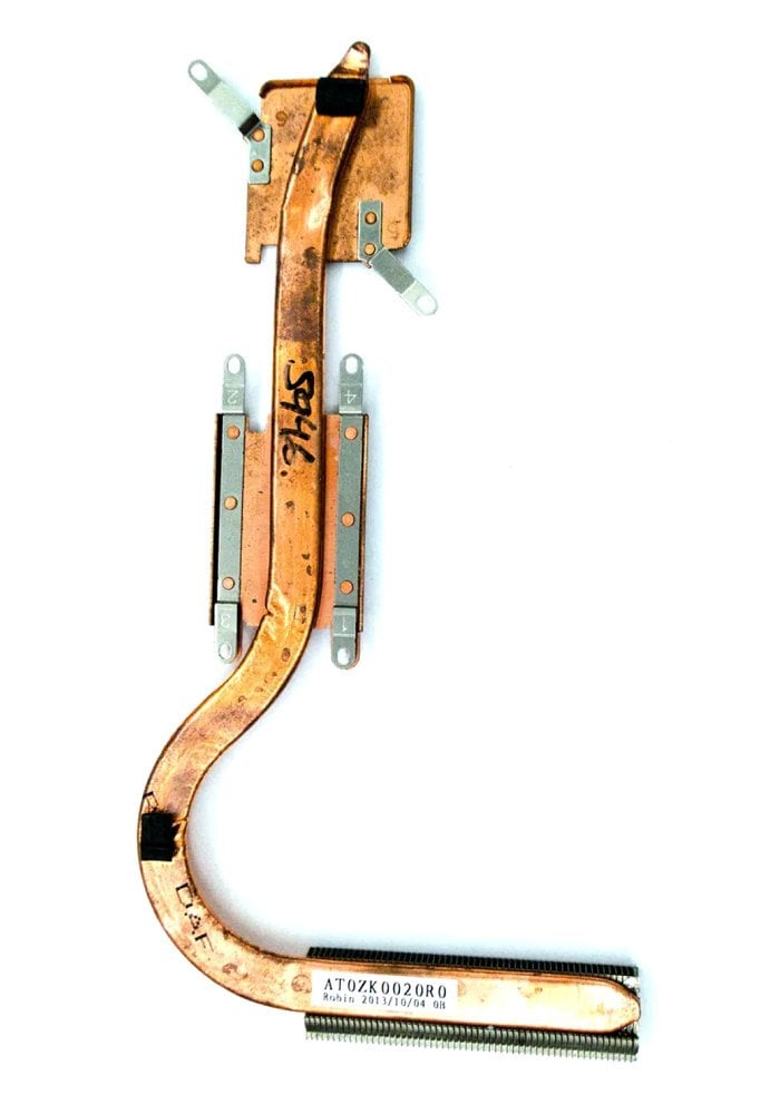Orijinal Dell inspiron 15R 5521 5537 P28F Cpu Sogutucu Heatsink Bakır