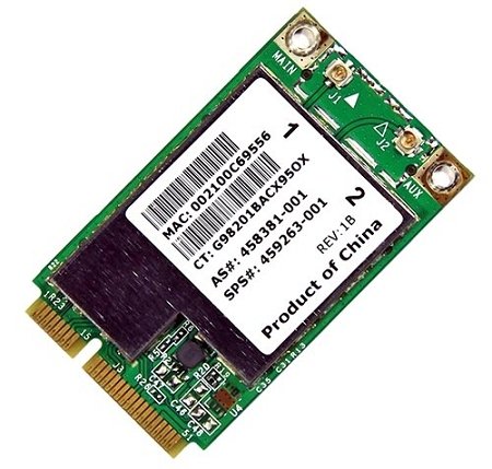 Orijinal HP Compaq 6710S, 6735S, 6720S, 6820S Notebook Wifi Wireless Kartı 459263-002 BCM94312MCG