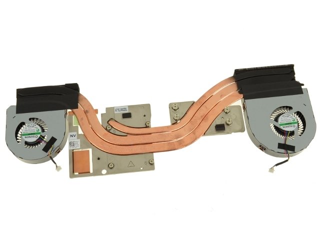 Orijinal Dell Precision 17 7710 M7710 P29E Cpu Sogutucu Heatsink Fan