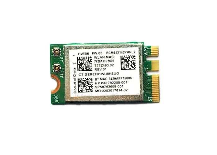 Orijinal HP 15AC 15AF 15AD 15AJ 250 255 256 G4 G5 5G Notebook Wifi Wireless Kartı BCM943142Y T77Z463.02