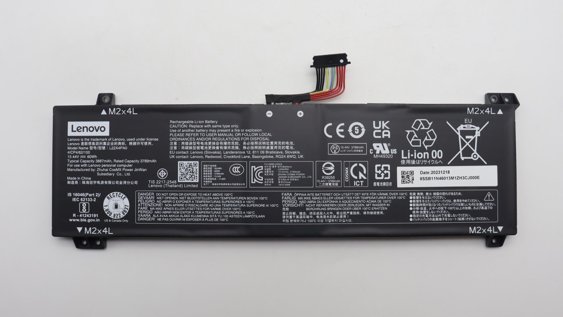 Lenovo Orijinal LOQ 15IRH8 Laptop Batarya 5B11N46039