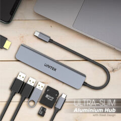 UNITEK USB-C 7 IN 1 UNIVERSAL DOCK STATION (H1118A)