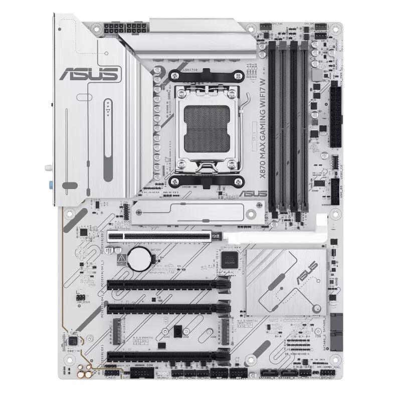 ASUS X870 MAX GAMING WIFI 7 AMD AM5 DDR5 ANAKART BEYAZ