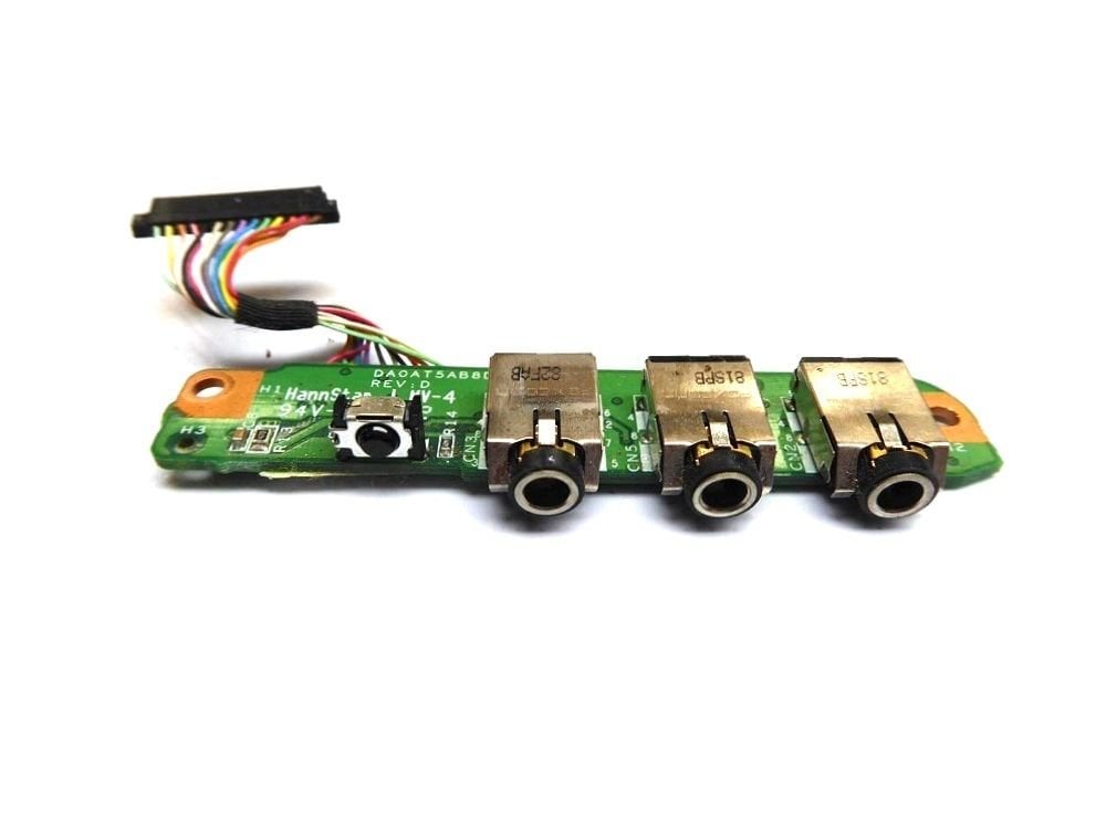 Orijinal HP Pavilion 32AT5AB0002 DA0AT5ABBD0 Notebook Audio Jack Board