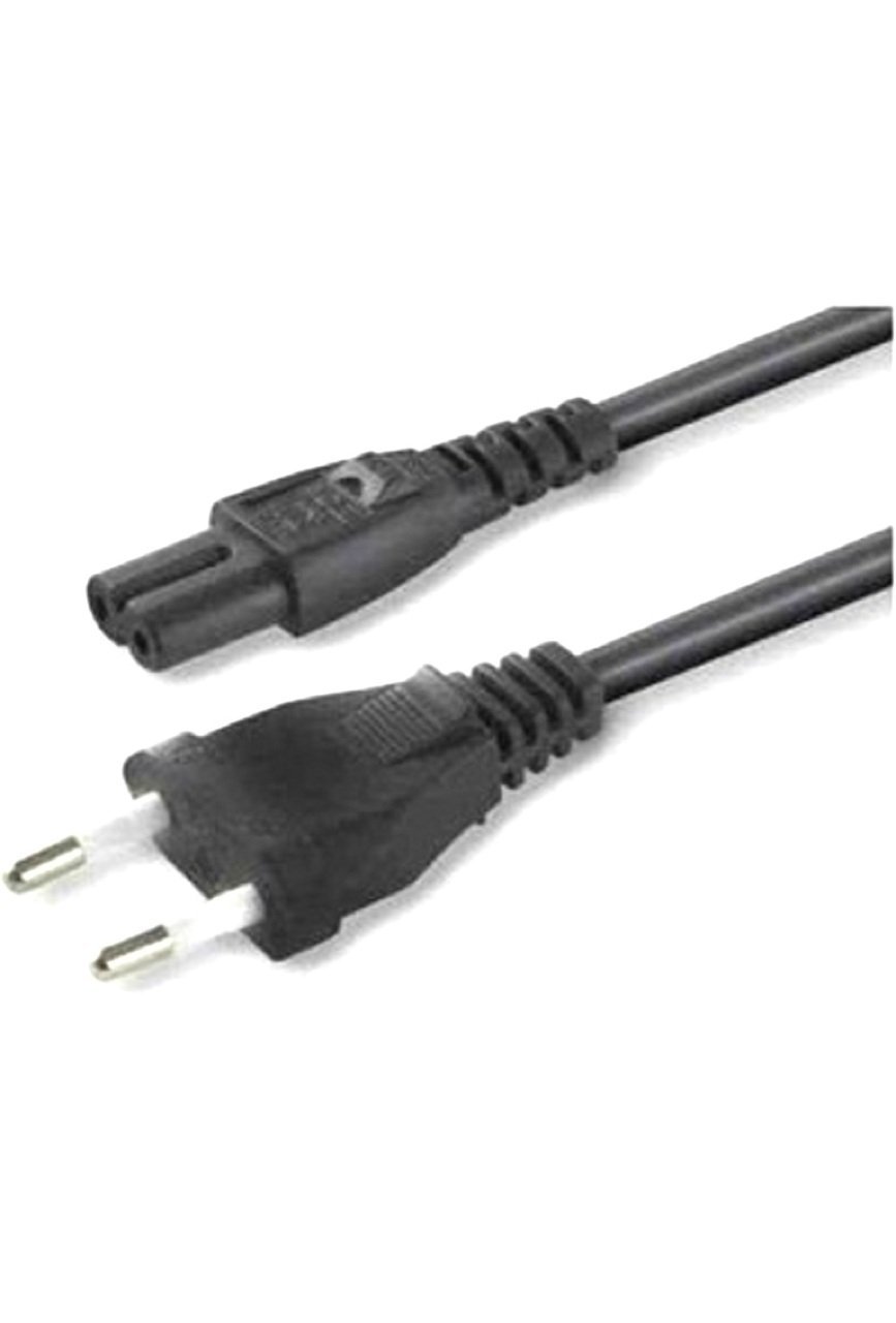 Notebook Laptop Ac Adaptörler İçin 2 Çıkışlı Power Kablosu