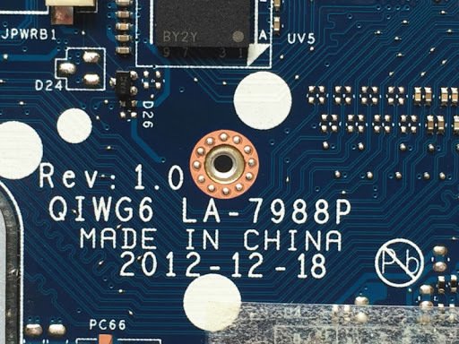 Lenovo LA-7988P Anakart: GT 710M Ekran Kartlı Modeller İçin anakart görsel 4