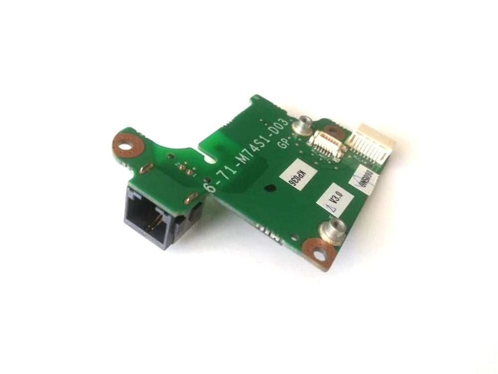 Casper Nirvana W765S W76S M762SUN Ethernet Port Board Kablolu 6-71-M74S1-D03