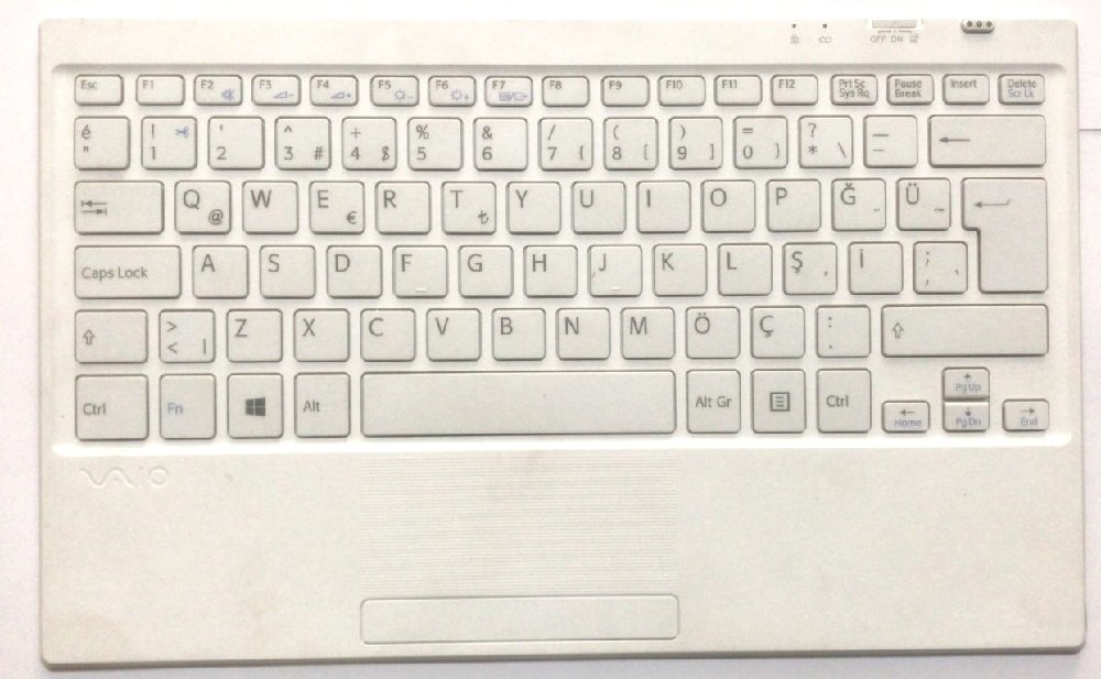 Sony Vaio Tap 11 SVT11 SVT112 Klavye Kasa Kit VGP-WKB16